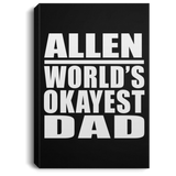 Allen World's Okayest Dad - Canvas Portrait