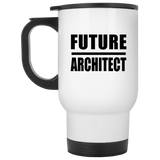 Future Architect - White Travel Mug