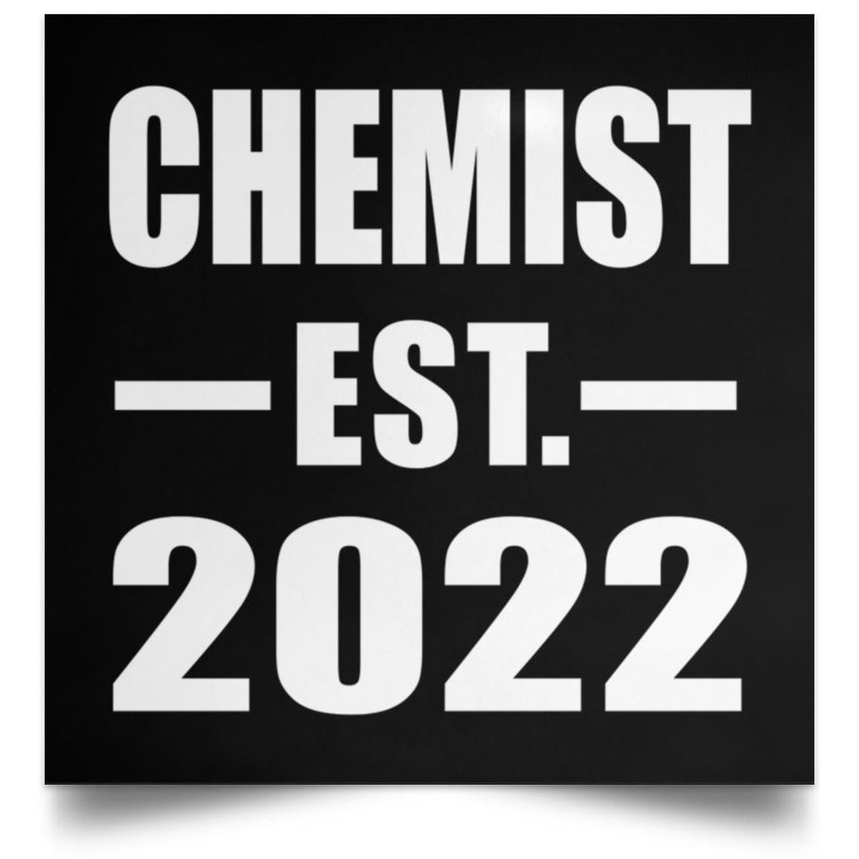 Chemist Established EST. 2022 - Poster Square