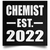 Chemist Established EST. 2022 - Poster Square
