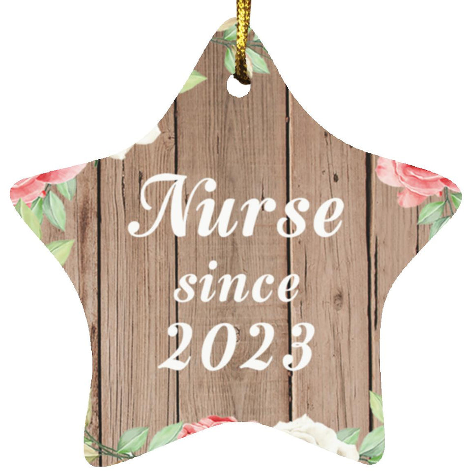 Nurse Since 2023 - Star Ornament B