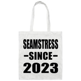Seamstress Since 2023 - Tote Bag White