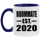 Roommate Established EST. 2020 - 11oz Accent Mug Purple