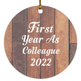 First Year As Colleague 2022 - Circle Ornament E