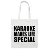 Karaoke Makes Life Special - Tote Bag White