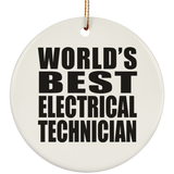 World's Best Electrical Technician - Circle Ornament