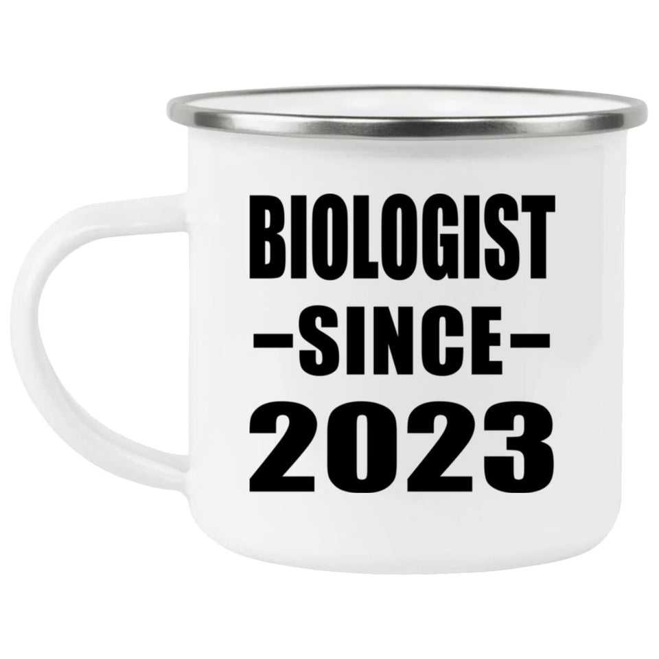 Biologist Since 2023 - 12oz Camping Mug
