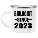 Biologist Since 2023 - 12oz Camping Mug