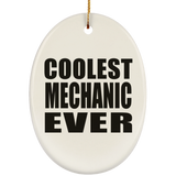 Coolest Mechanic Ever - Oval Ornament
