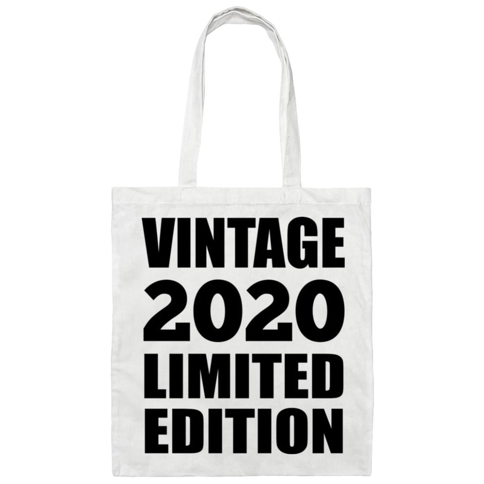 4th Birthday Vintage 2020 Limited Edition - Tote Bag White