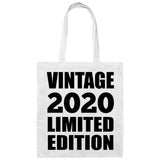4th Birthday Vintage 2020 Limited Edition - Tote Bag White