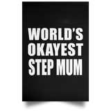 World's Okayest Step Mum - Poster Portrait