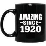 104th Birthday Amazing Since 1920 - 11 Oz Coffee Mug Black