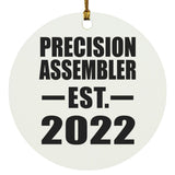 Precision Assembler Established EST. 2022 - Circle Ornament