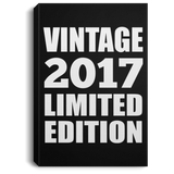 7th Birthday Vintage 2017 Limited Edition - Canvas Portrait