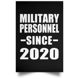 Military Personnel Since 2020 - Poster Portrait