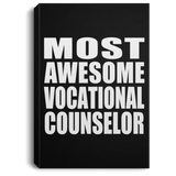 Most Awesome Vocational Counselor - Canvas Portrait