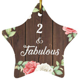 2nd Birthday 2 & Fabulous - Star Ornament A
