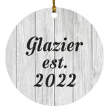 Glazier Established Est. 2022 - Circle Ornament F