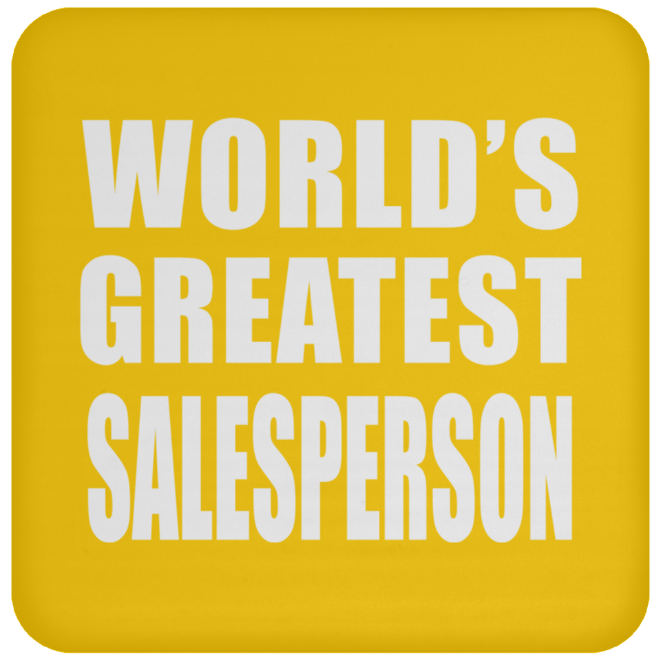 World's Greatest Salesperson - Drink Coaster