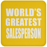 World's Greatest Salesperson - Drink Coaster