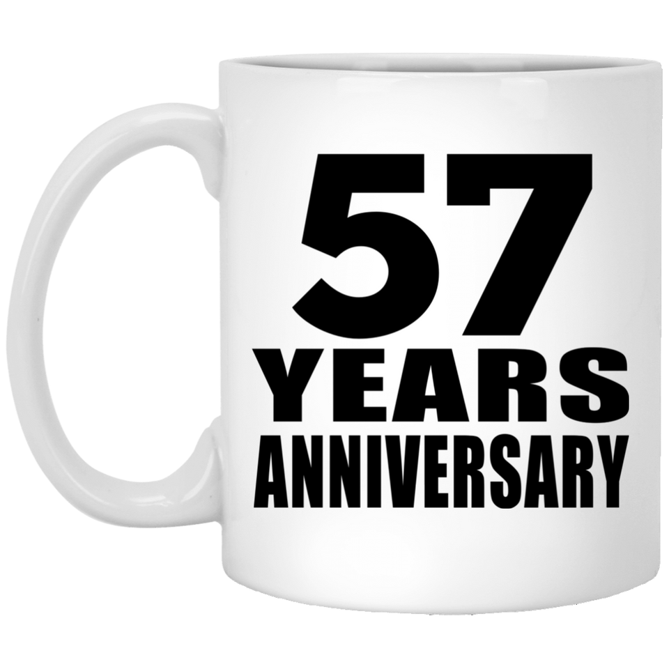57th Anniversary 57 Years - 11 Oz Coffee Mug