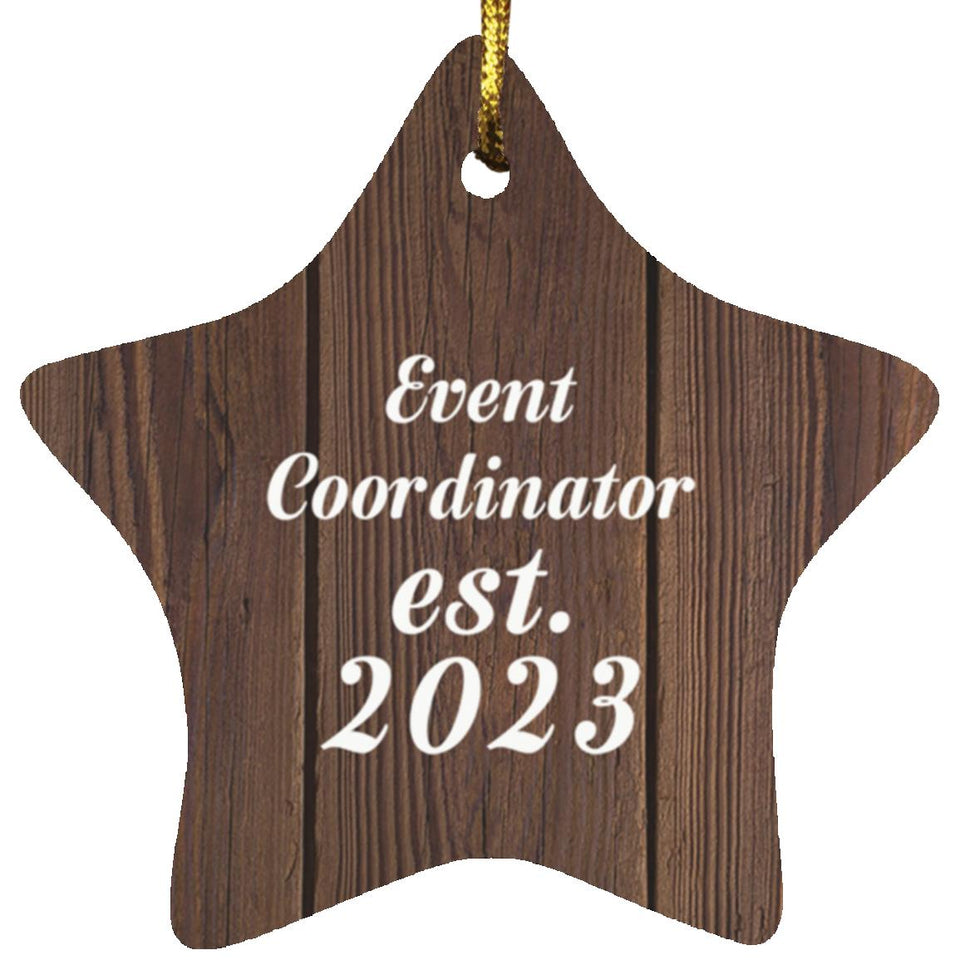 Event Coordinator Established Est. 2023 - Star Ornament D