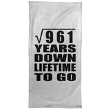 31st Anniversary Square Root of 961 Years Lifetime To Go - Hand Towel
