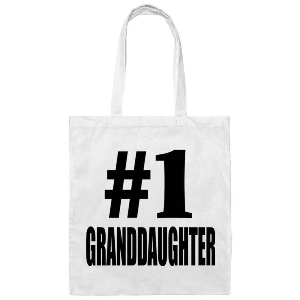 Number One #1 Granddaughter - Tote Bag White