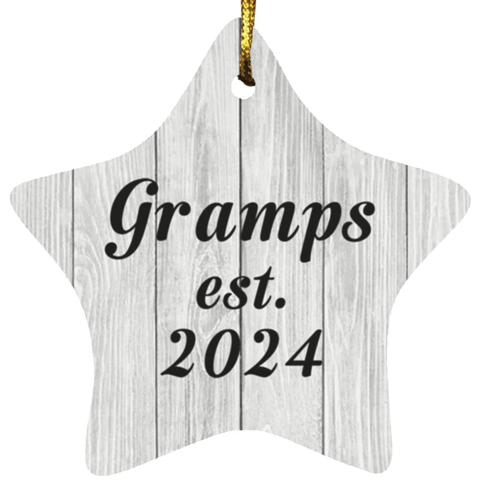 Gramps Established Est. 2024 - Star Ornament F