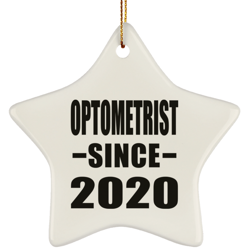 Optometrist Since 2020 - Star Ornament