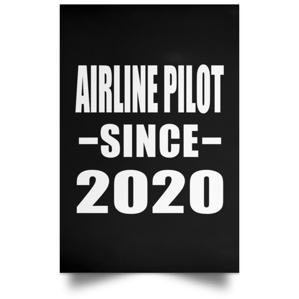 Airline Pilot Since 2020 - Poster Portrait