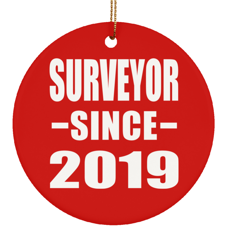 Surveyor Since 2019 - Circle Ornament