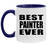 Best Painter Ever - 11oz Accent Mug Purple