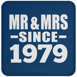 45th Anniversary Mr & Mrs Since 1979 - Drink Coaster