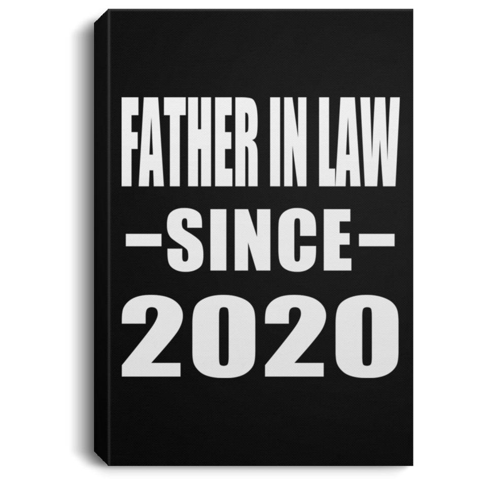 Father In Law Since 2020 - Canvas Portrait