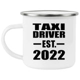 Taxi Driver Established EST. 2022 - 12oz Camping Mug