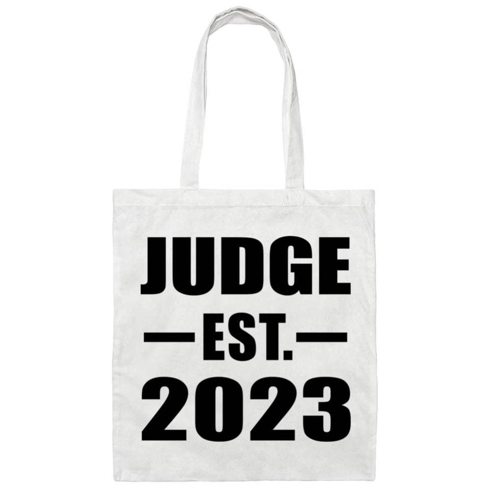 Judge Established EST. 2023 - Tote Bag White