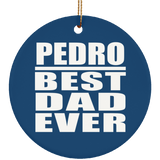 Pedro Best Dad Ever - Circle Ornament