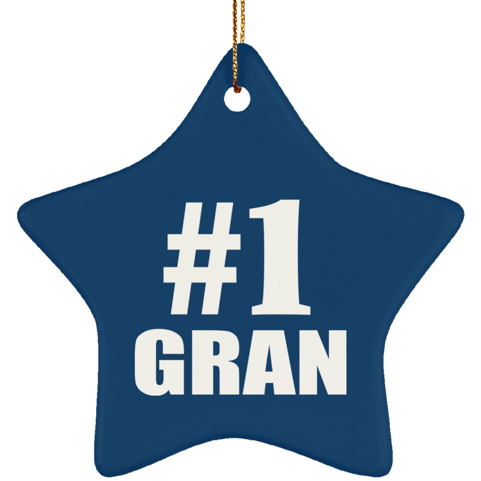 Number One #1 Gran - Star Ornament