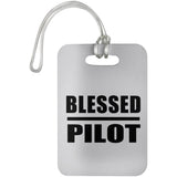 Blessed Pilot - Luggage Bag Tag