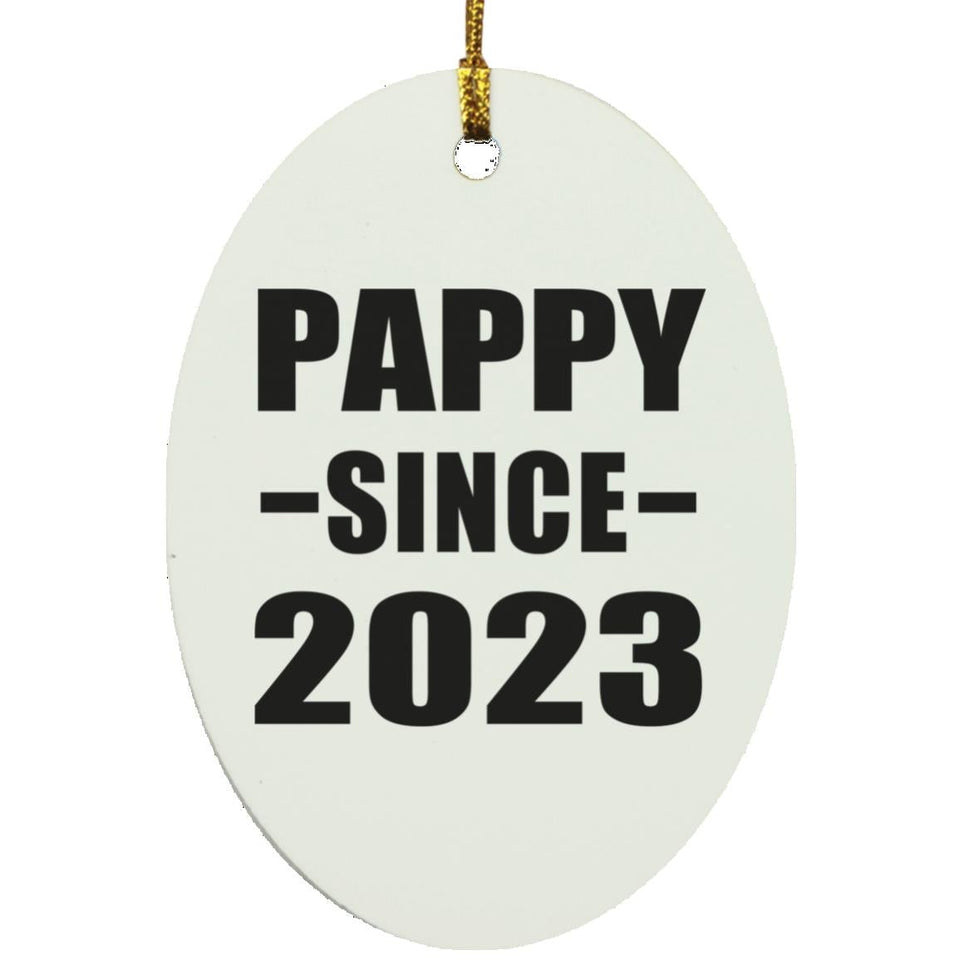 Pappy Since 2023 - Oval Ornament