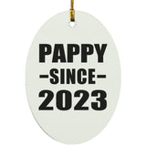 Pappy Since 2023 - Oval Ornament