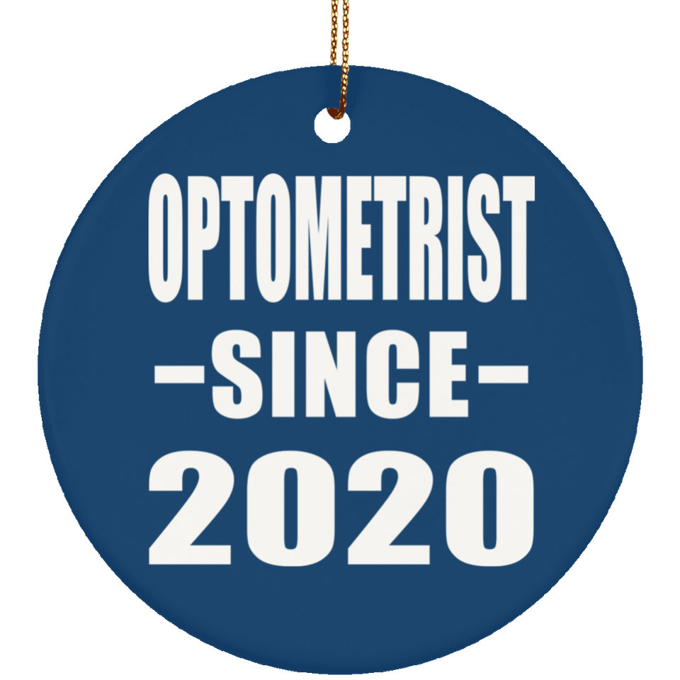 Optometrist Since 2020 - Circle Ornament