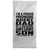 Proud Purchasing Agent Dad Of Awesome Son - Hand Towel