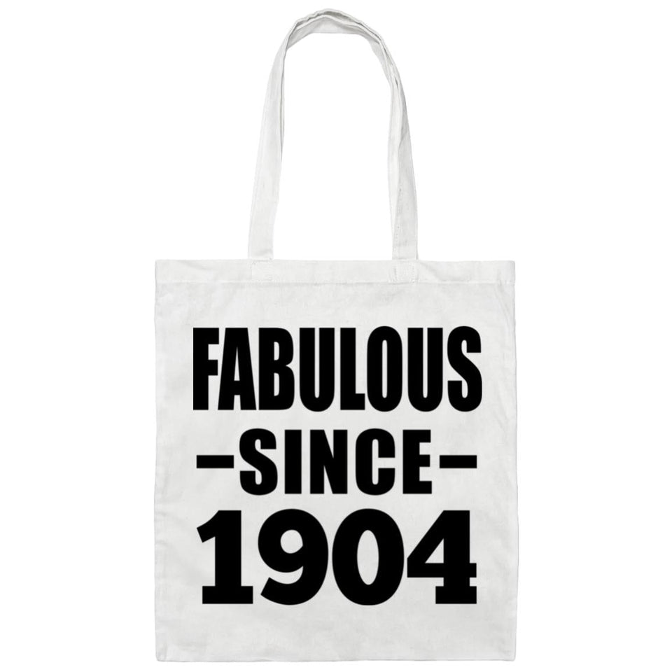 120th Birthday Fabulous Since 1904 - Tote Bag White