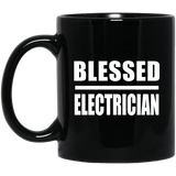 Blessed Electrician - 11oz Coffee Mug Black