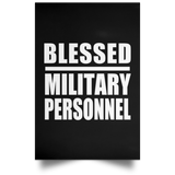 Blessed Military Personnel - Poster Portrait