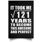 11th Birthday Took Square Root of 121 Years To Awesome - Poster Portrait