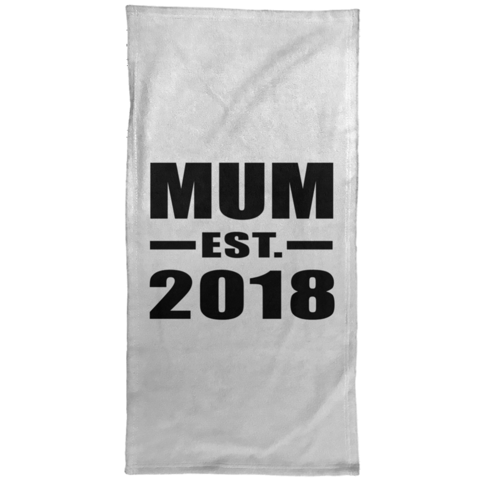 Mum Established EST. 2018 - Hand Towel